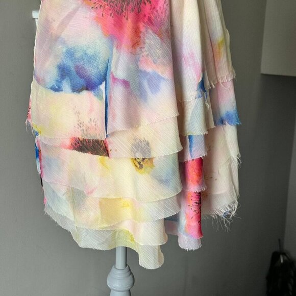 JILL STUART Stunning Teared One Shoulder Cocktail Dress - Size 6 - Picture 5 of 7